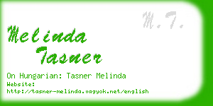 melinda tasner business card